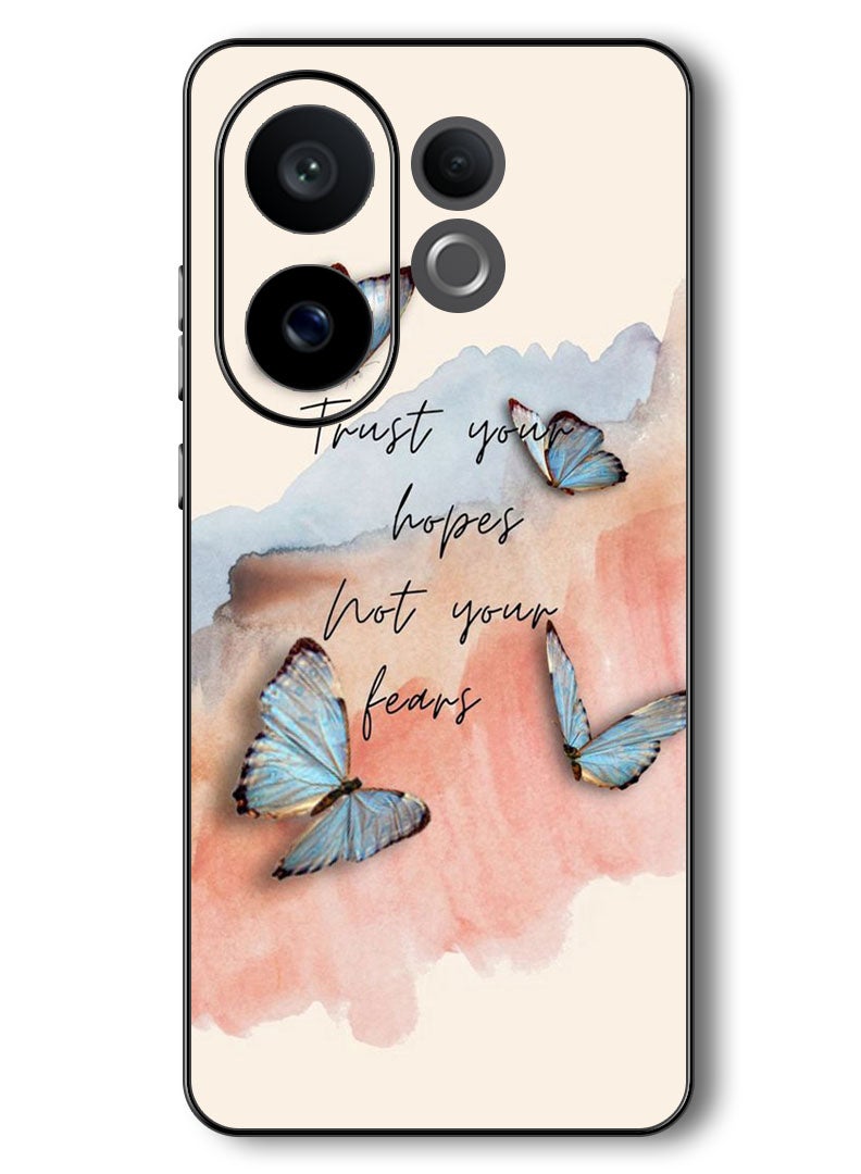 Theodor Case Compatible with Vivo V60 6.77 Inch Protection Shockproof Bumper Cover Trust hopes - Image 1