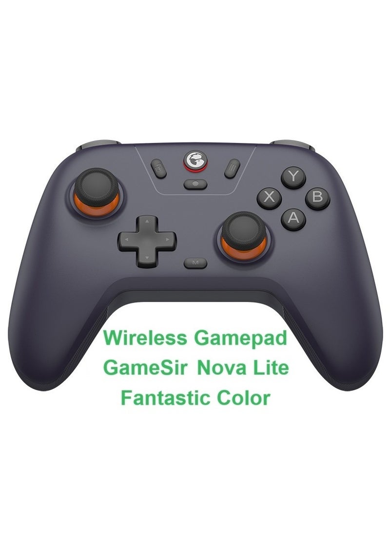 Generic Wireless Gamepad GameSir Nova Lite Bluetooth Multiplatform Game Controller for PC, Steam, Switch, iOS, Android Purple  - Image 1