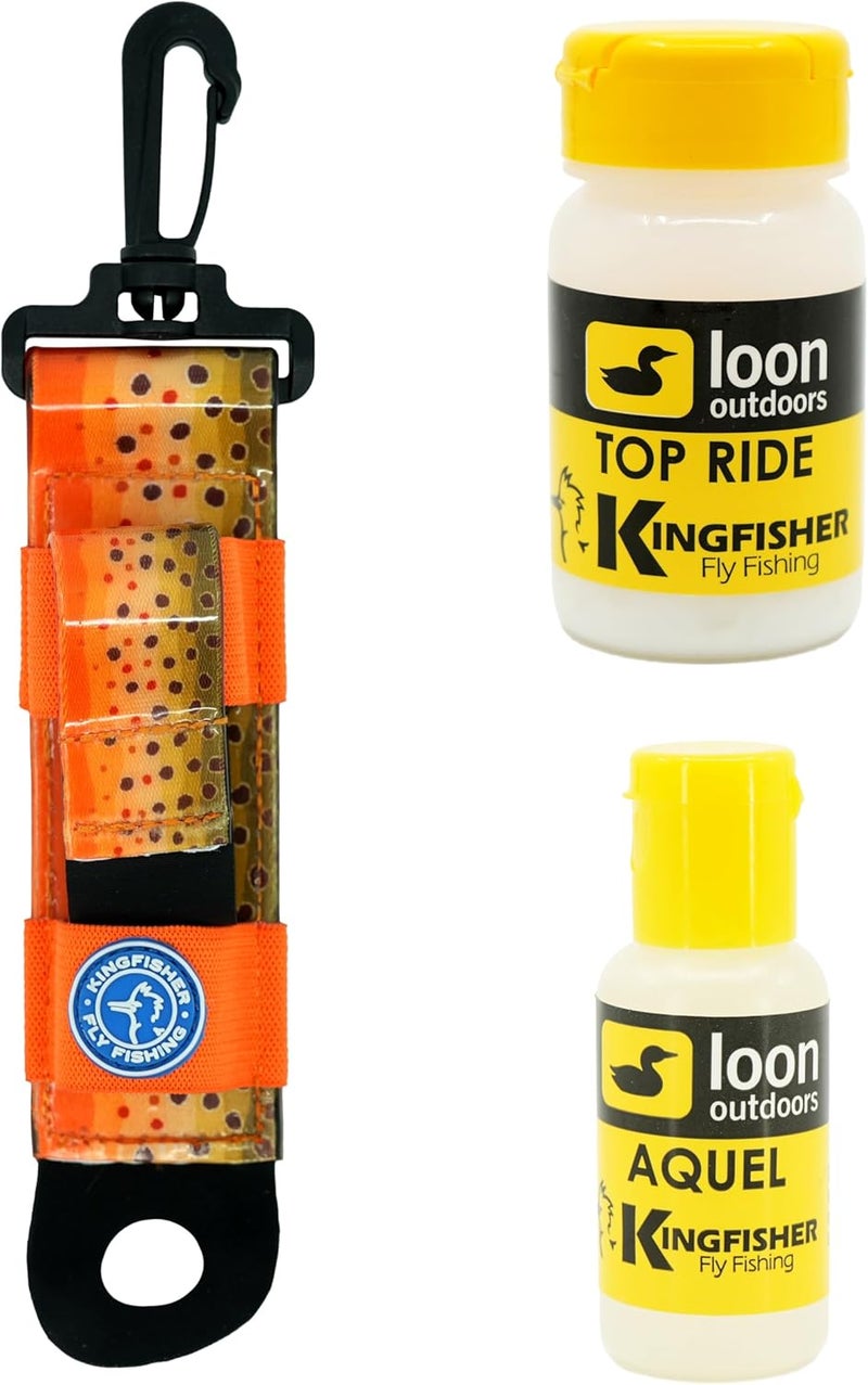 Loon Outdoors Combo Pack - Floatant and Desicant with a Kingfisher Combo Holder - Image 2