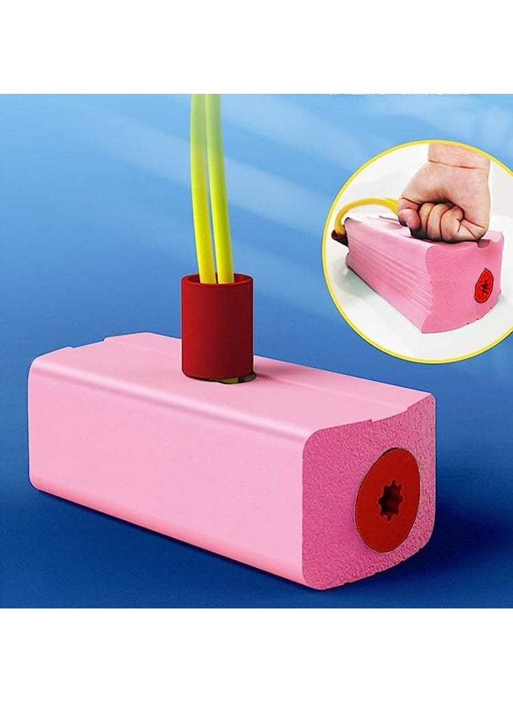 FUN MOMENT - Pogo Jump Stick Made of Safe and Fun Foam Material Blue Color - Image 1