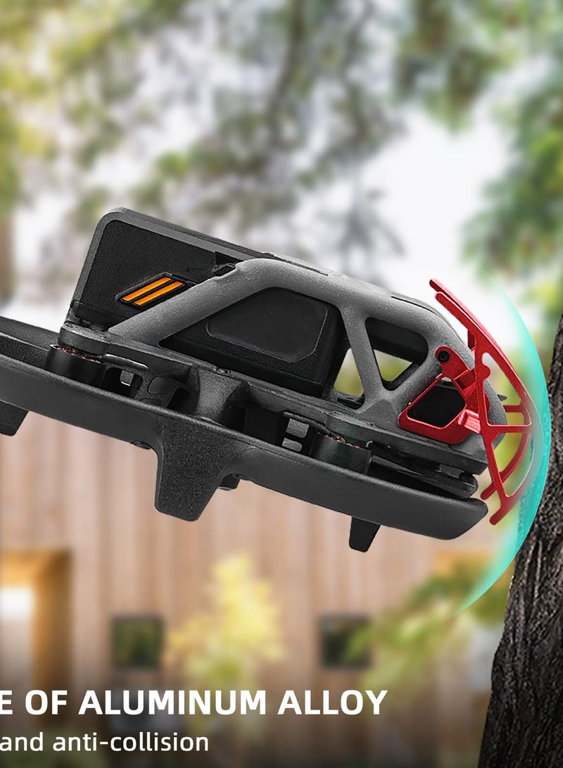 Excefore Gimbal Bumper for DJI Avata,PTZ Protect Bar Aluminum Alloy Anti-Collision Camera Guard FPV Drone Accessories, Red - Image 2