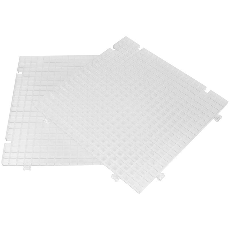 Creator's Creators Waffle Grid 2Pack  The Original MultiUse Modular Grid System  Solid Bottom  Best Used for Cutting Glass Catching Small Pieces Contain Water Put Under Plants Etc  Made in USA