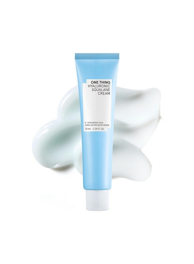 ONE THING Hyaluronic Squalane Cream (2.36 fl.oz / 70ml), Korean Skincare, Cream, Hyaluronic Acid, Moisturizing, Oil-moisture Balance, Moisture - Image 1