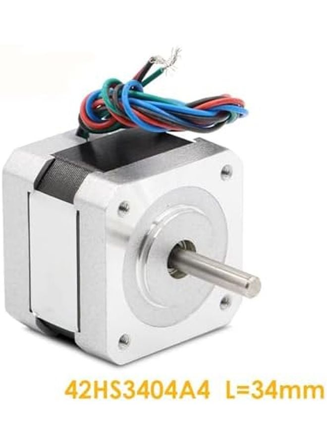 Nema 17 Stepper Motor 42HS34 0.4A 0.28N.m 5mm Shaft 2 Phase 4 Wire CNC Machine - Image 3