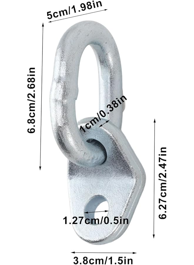 جياو دعامة رفع المحرك 7100، دعامات رفع المحرك بسعة 5500 رطل للاستخدام مع رافعة المحرك ومستوى الرافعة وحزام الرفع وحامل المحرك (عبوة من قطعتين) - Image 5