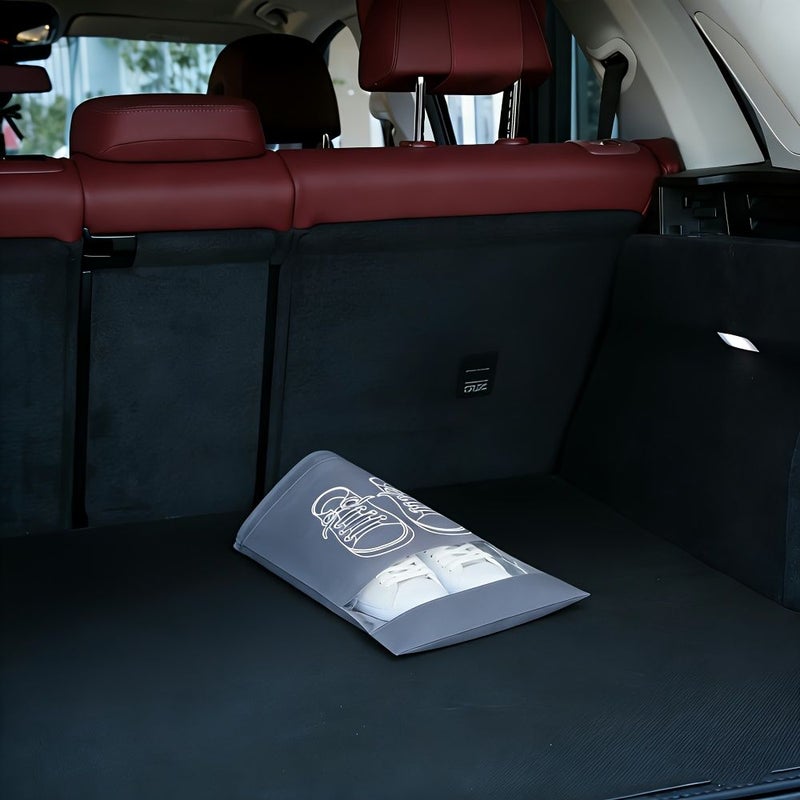 Travel Trunk Mat And Shoe Bag Set 23.62x35.43 Inch Non Slip Car Interior - Image 3