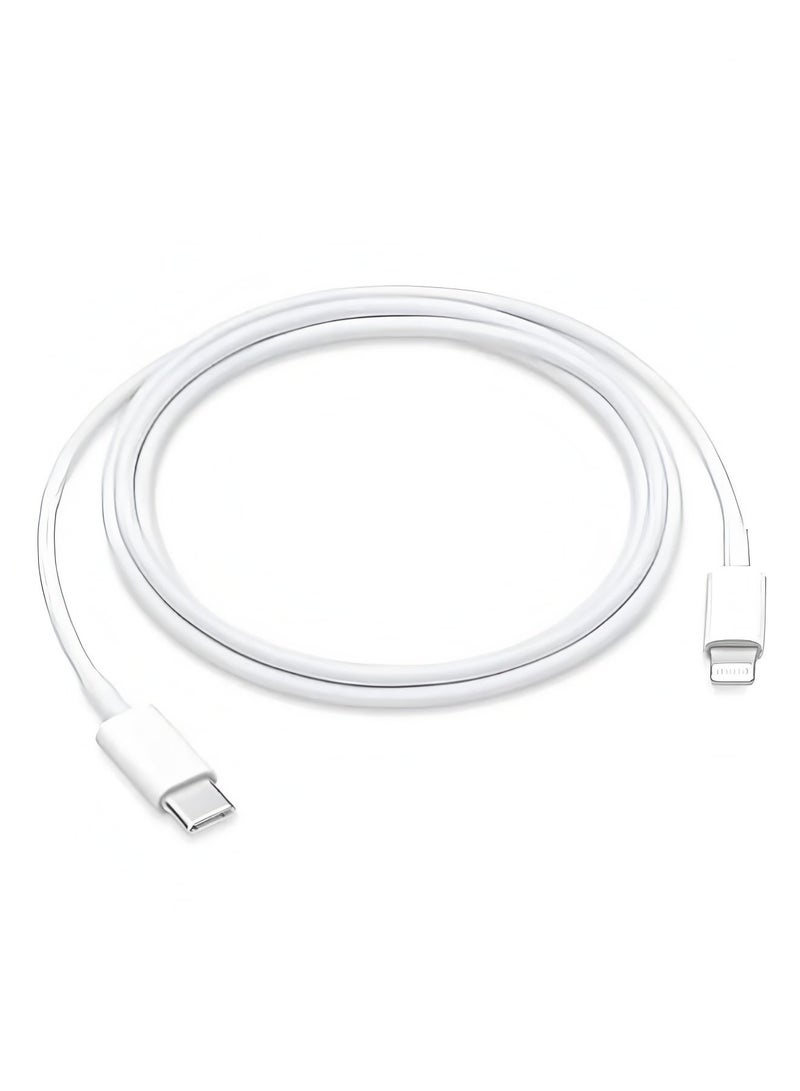 أبلينم كابل شحن بطول 1 متر، من نوع USB-C إلى Lightning، يدعم الشحن السريع بتقنية Power Delivery PD بقدرة 20 واط، متوافق مع أجهزة iPhone 14/14 Pro/14 Plus/14 Pro Max، وiPad Pro، وجميع سلاسل iPhone من 8 إلى 13 - Image 1