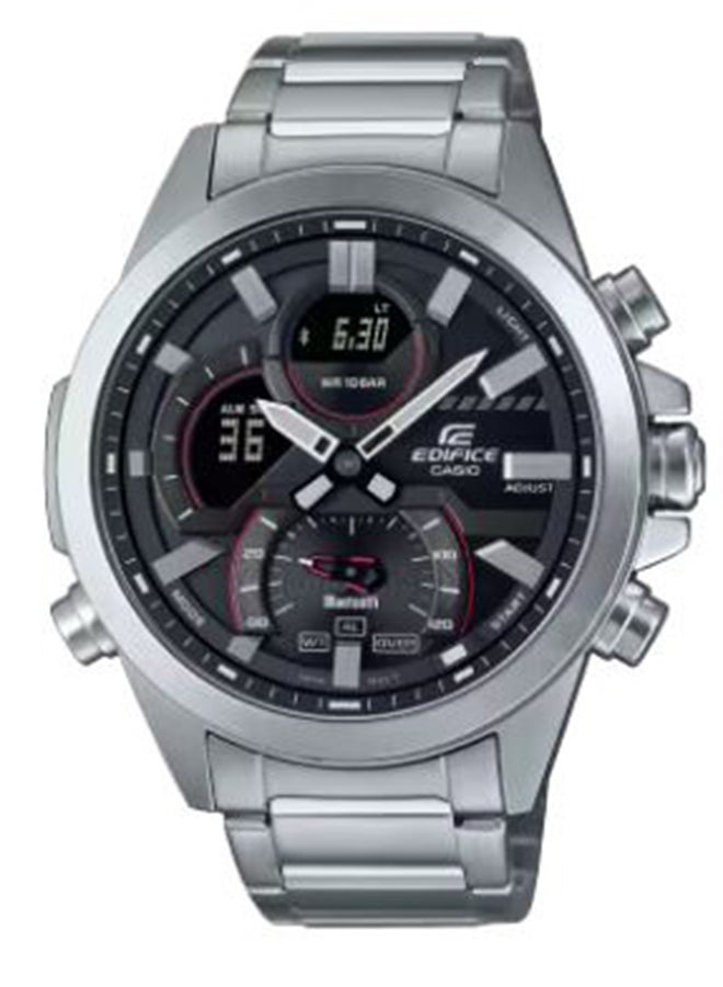 CASIO Men's Analog+Digital Stainless steel Wrist Watch ECB-30D-1ADF - 42 Mm - Image 1