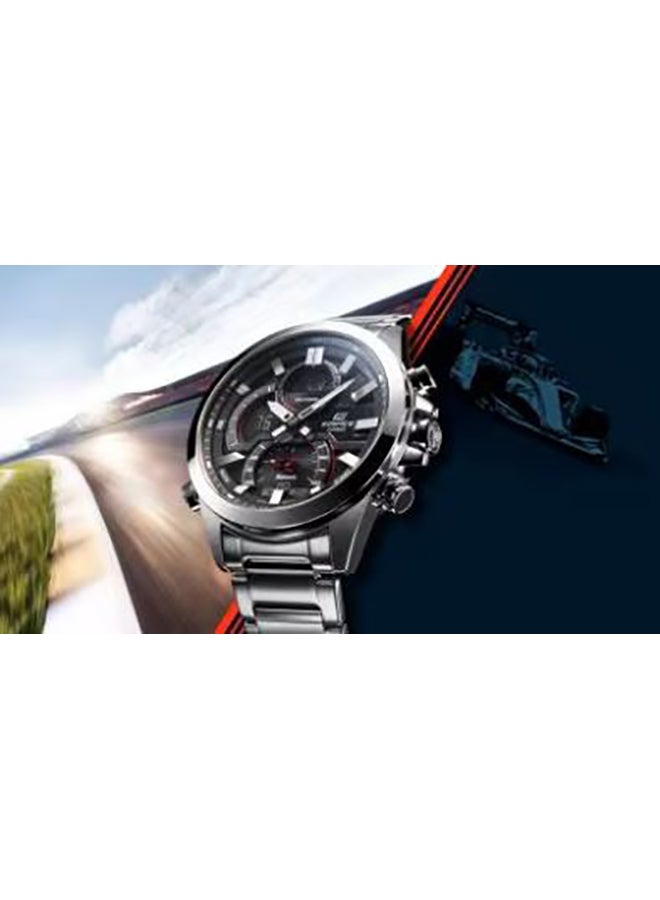 CASIO Men's Analog+Digital Stainless steel Wrist Watch ECB-30D-1ADF - 42 Mm - Image 3