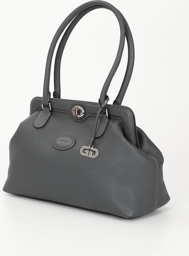 Gönderi(r) Gon Platinum Genuine Leather Large Size Women's Shoulder and Handbag B8397  - Image 4
