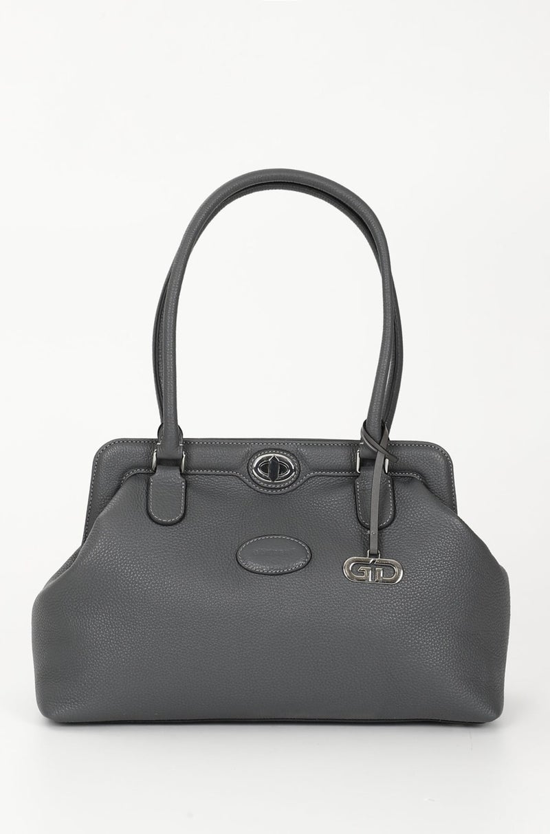 Gönderi(r) Gon Platinum Genuine Leather Large Size Women's Shoulder and Handbag B8397  - Image 2