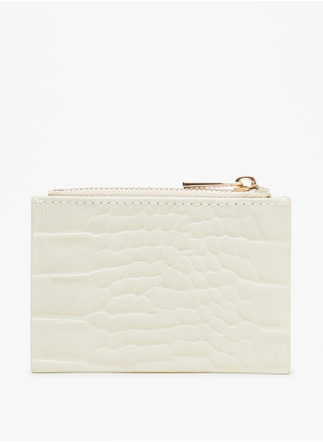 Flora Bella By Shoexpress Women's Textured Card Holder