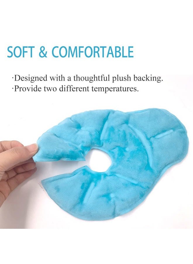 coldchill Reusable Breast Ice Packs, Breast Therapy Pack, Breastfeeding Essentials, for Breastfeeding Relief, Engorgement, Swelling Augmentation, Mastitis, Mastectomy Recovery, 2 Pack (Blue) - Image 4