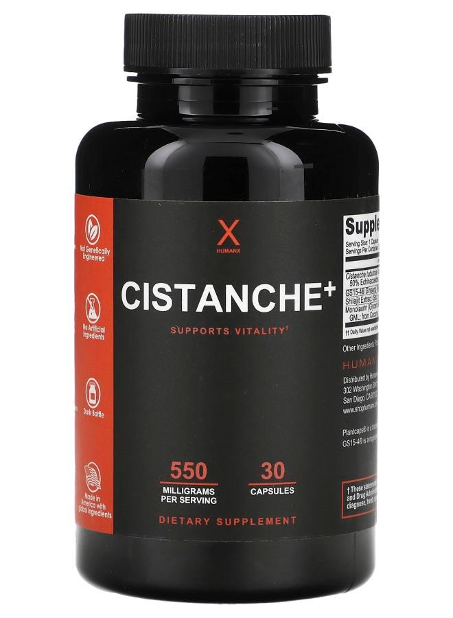 HUMANX Cistanche+ 550 mg 30 Capsules - Image 1