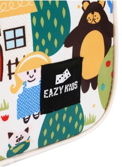 Eazy Kids حقيبة غداء باندا مصنوعة من مادة متينة ومريحة - بيضاء  - Image 4