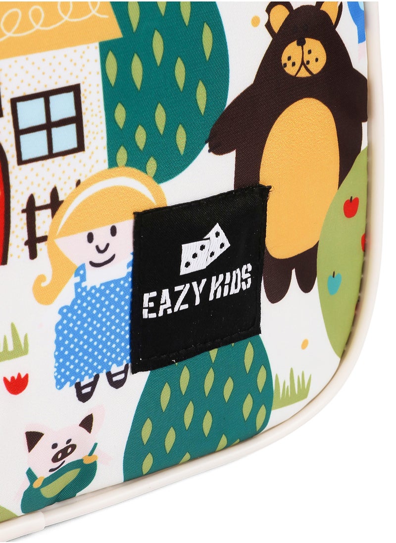 Eazy Kids Panda Lunch Bag With Durable Material And Convenient - White  - Image 4