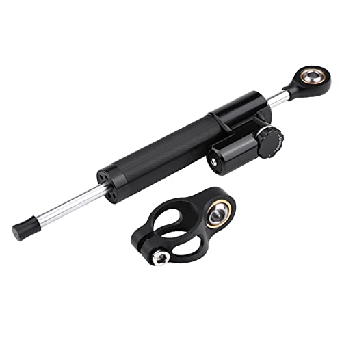 Keenso Universal Steering Damper, Motorcycle Steering Damper Stabilizer Linear Reversed Safety Control With Mounting Bracket - Image 1