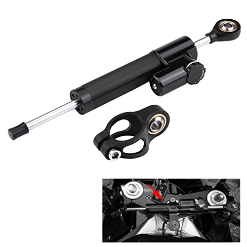 Keenso Universal Steering Damper, Motorcycle Steering Damper Stabilizer Linear Reversed Safety Control With Mounting Bracket - Image 3