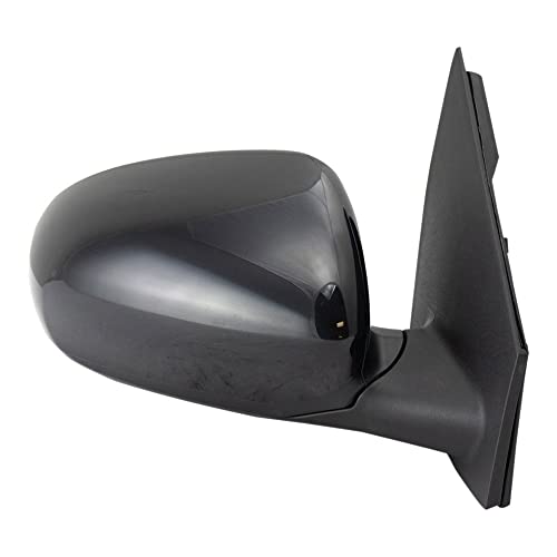TRQ Passenger Side Power Mirror Smooth Black Paint to Match Compatible with 2017-2022 Kia Sportage KI1321196 - Image 2