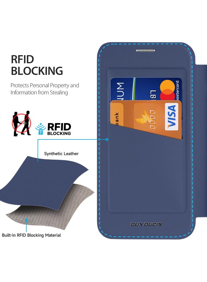 DUX DUCIS Case For Samsung Galaxy S25+ 5G Skin X Pro Series Magsafe Ring Holder Leather Phone Case - Image 5