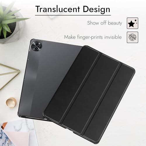 Robustrion Cover for Realme Pad 2 Lite 11 inch Cover Case, Flip Cover with Translucent Back for Realme Pad 2 Lite 11 inch Tablet- Black - Image 5