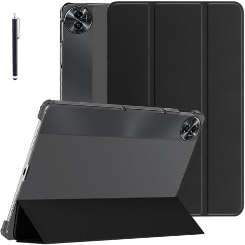 Robustrion Cover for Realme Pad 2 Lite 11 inch Cover Case, Flip Cover with Translucent Back for Realme Pad 2 Lite 11 inch Tablet- Black - Image 1