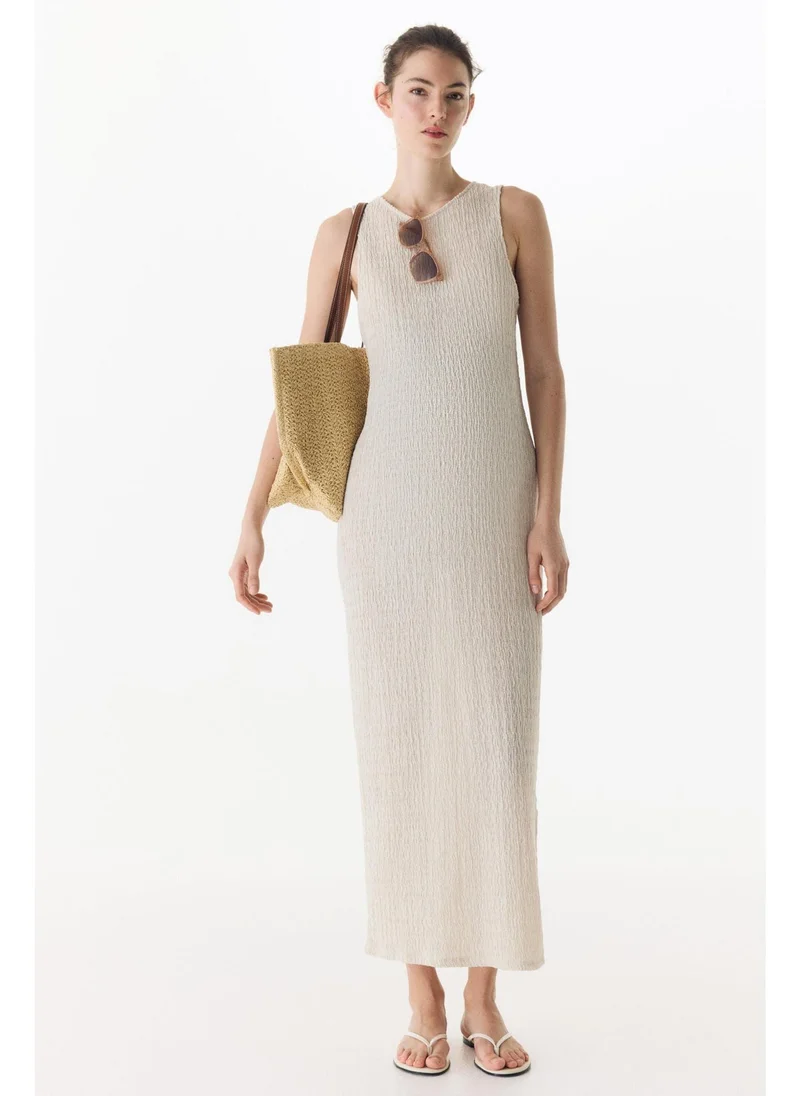 اتش اند ام MAMA Textured jersey dress