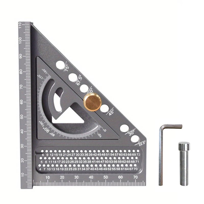 مجموعة مربع النجارة متعددة الوظائف عالية الوضوح للعلامات أداة قياس دقيقة اللون أ - Image 2