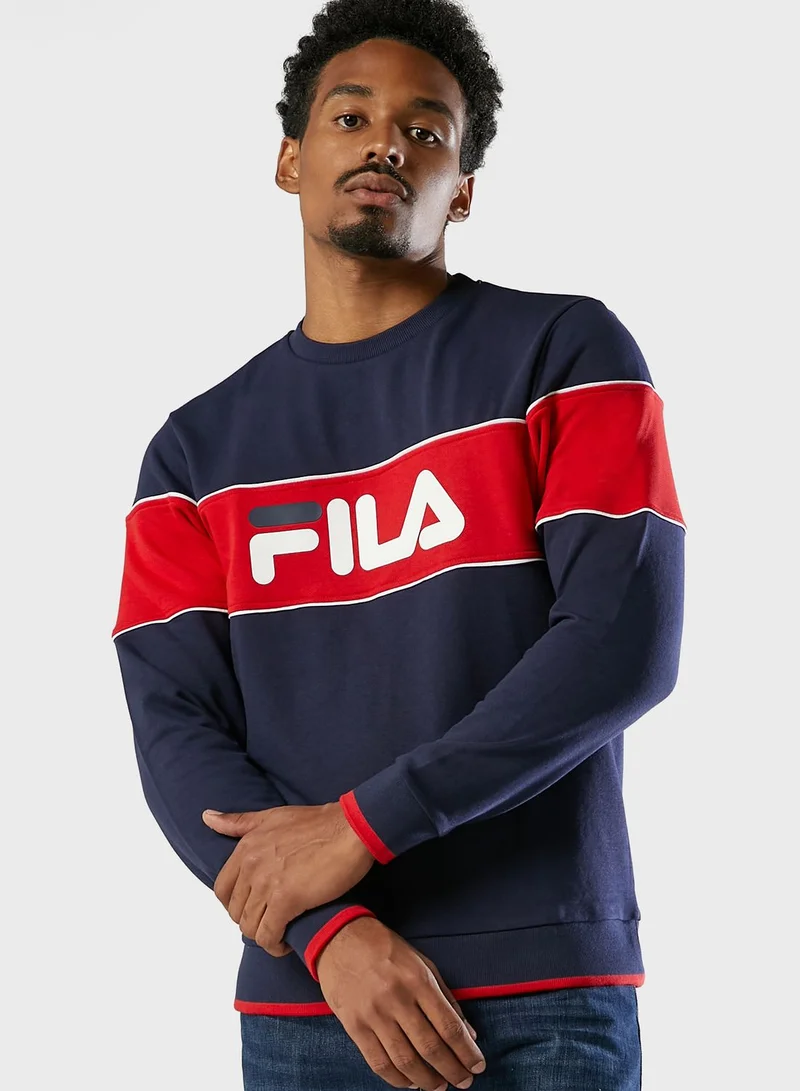FILA Colour Block Sweatshirt