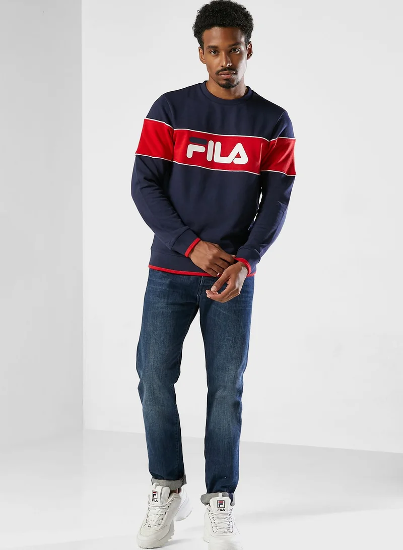 FILA Colour Block Sweatshirt