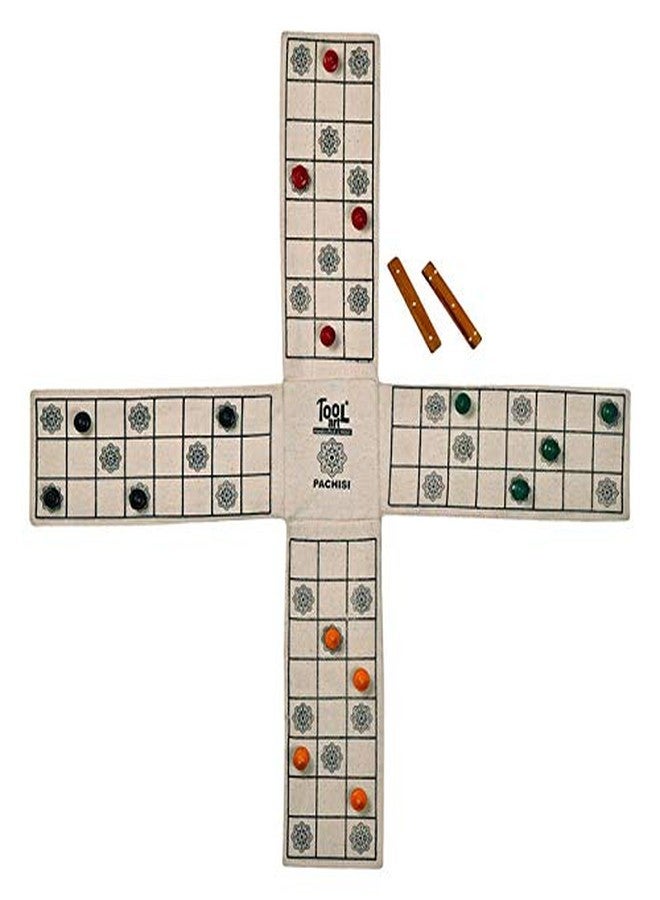 Toolart™ Pachisi/Ludo/Indian Ludo/chausar/Indian Board Game (Pachisi) - Image 1