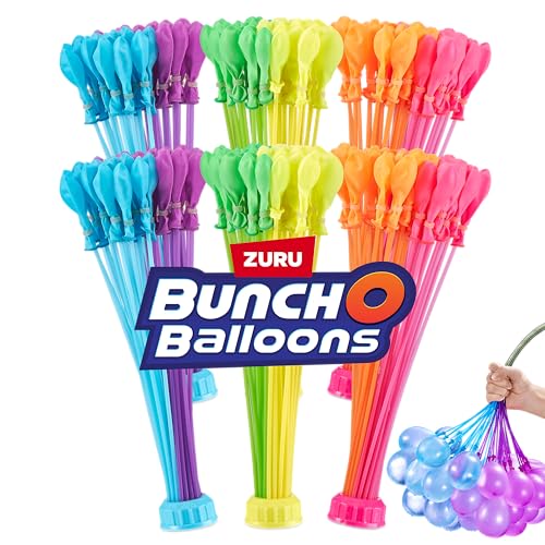 Bunch O Balloons Tropical Party 6 Pack by ZURU 200 RapidFilling SelfSealing Tropical Colored Water Balloons for Outdoor Family Friends Children Summer Fun 6 Pack - Image 1