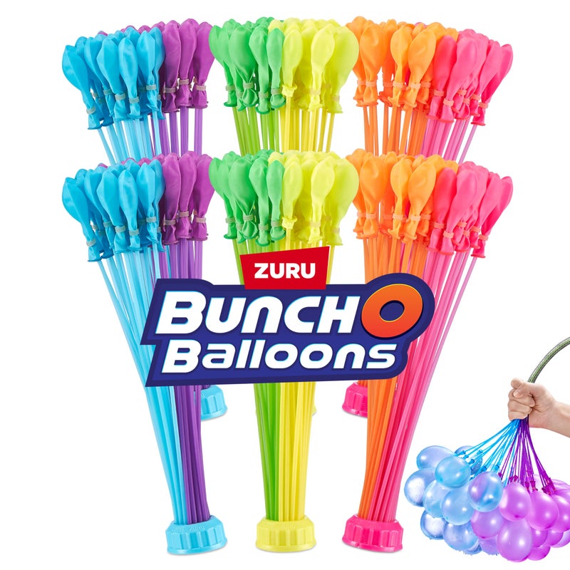 Bunch O Balloons Tropical Party 6 Pack by ZURU 200 RapidFilling SelfSealing Tropical Colored Water Balloons for Outdoor Family Friends Children Summer Fun 6 Pack - Image 3