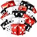 MiniInflat 18 Pcs Jumbo Dice Balloon Casino Theme Party Decoration 4d Square 11 7 Large Inflatable Dice Foil Giant Casino Balloon for Game Night Las Vegas Birthday Bunco Prom Party Decoration - Image 2