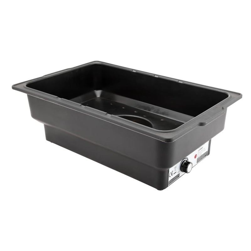 PAUL SONS PAUL SONS Paulsons Hospitality Electric Chafing Dish Buffet Rectangle Tempratur ControlStainless Steel Chafers with Polycarbonate Flip Top Cover Catering for Commercial use 21x13x8 Pack of 1Pc  - Image 2