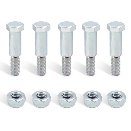 Minho Motorcycle Handlebar Lever Pivot Bolts M6 Threading M10 Hex Head 30mm Length for 25mm Handlebar Master Cylinders Pack of 5 - Image 1