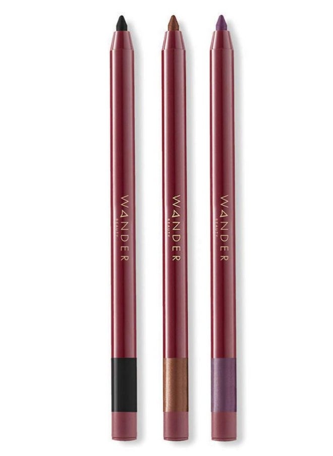 Wander Beauty - Skyliner Automatic Gel Eyeliner (Tan Line) Smudge Proof Retractable Gel Liner Precise Application With Builtin Eye Pencil Sharpener Intense Pigment Gel Eyeliner Pencil - Image 1