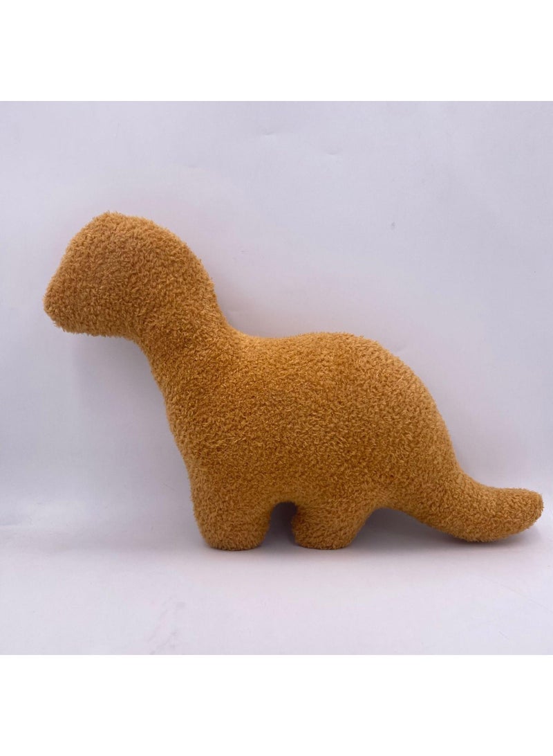 general 1 Piece Dinosaur Nugget Cushion Dinosaur Plush Toy Stuffed Animal Pillow Cute Toy Pillow Children's Room Decoration Item Birthday Gift Suitable For Boys And Girls - Image 3