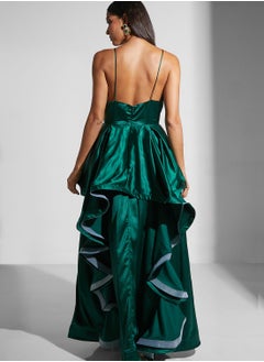 True Decadence Layered Ruffle Strappy Maxi Dress  - Image 2