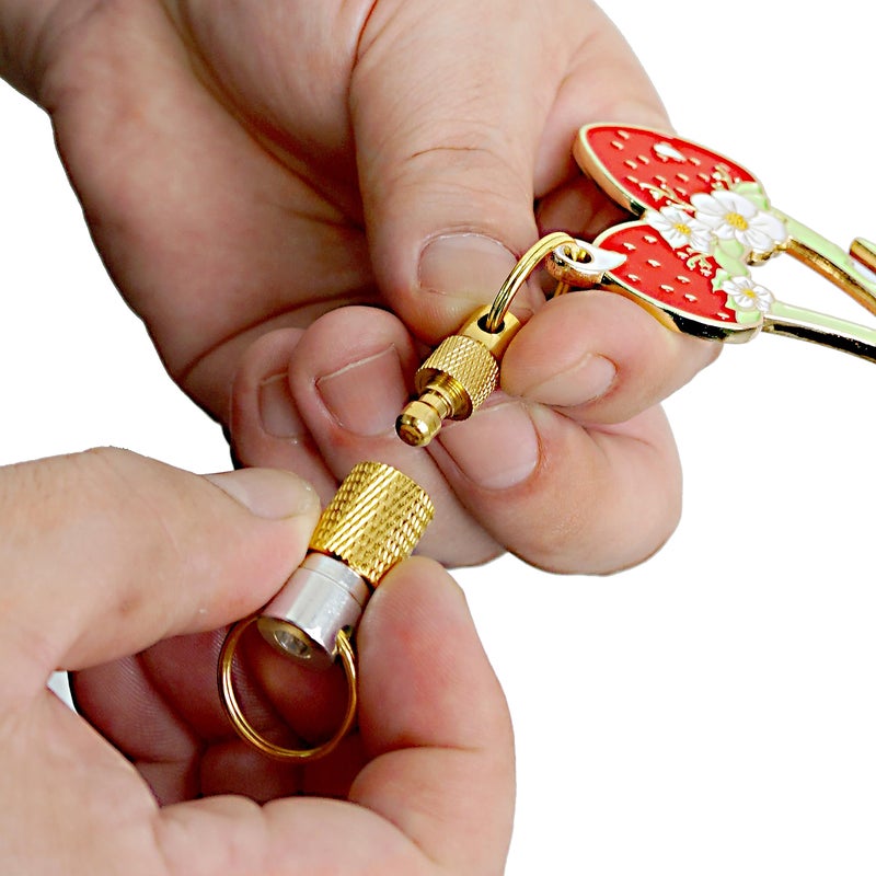 MALTERZER Keychain Safety for Women Self Defense Strawberry Key Chain Accessories Set (Strawberry keychain set 2) - Image 3