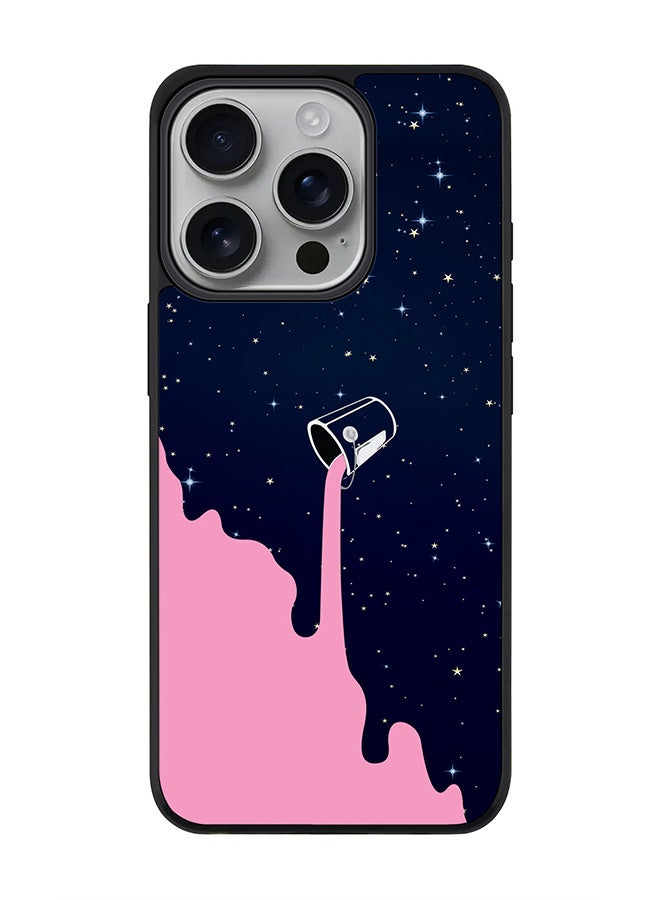 Stylizedd For iPhone 16 Pro Case [Compatible with MagSafe] Slim Magnetic cover Phone Case iPhone 16 Pro -Berry Milky Way - Image 1