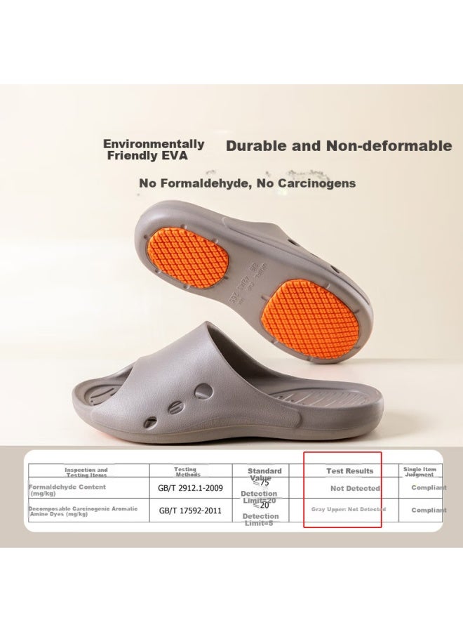 MONDOBELL Mondobell Professional Anti-slip Bathroom Slippers Comfortable Lightweight Odorless Breathable Indoor Slippers Men Light Camel Color Size 40-41  - Image 3