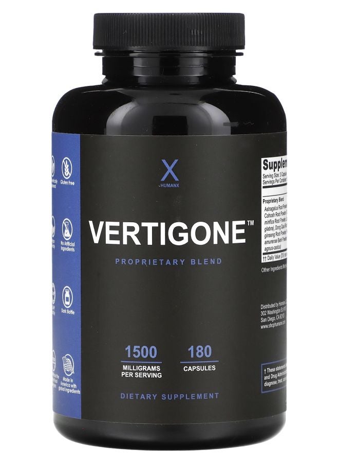 HUMANX Vertigone 1500 mg 180 Capsules (500 mg per Capsule) - Image 1