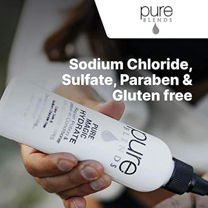 Pure Blends Pure Magic Hydrate Repair Leave–In Conditioner Detangler & Heat Protection Styling Lotion Repair/Reduce Breakage & Split Ends Color Safe & Sodium Chloride Free 4 Oz. - Image 5