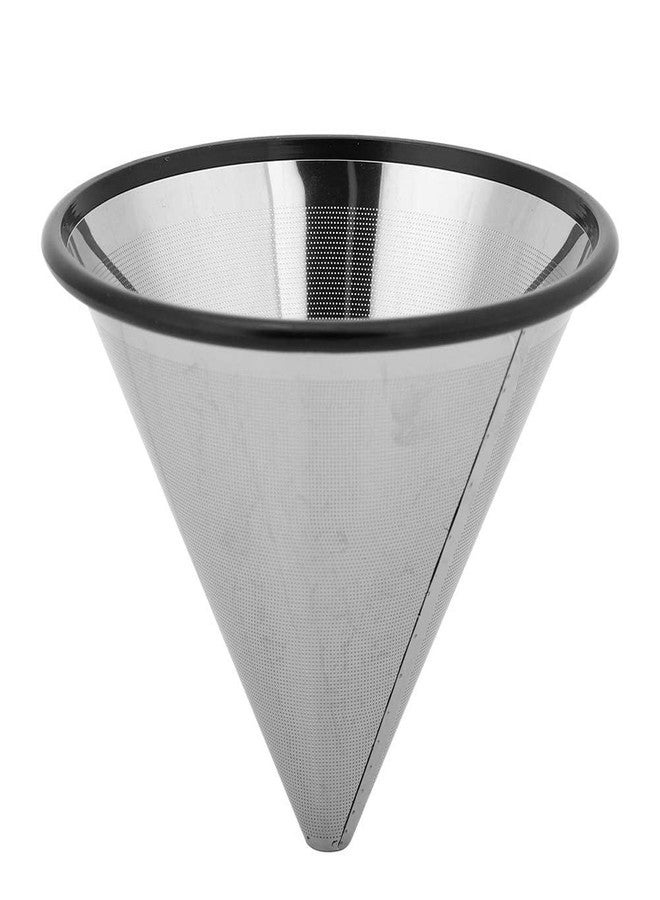 Zerodis Pour Over Coffee Dripper, Paperless Stainless Steel Coffee Filter Reusable Cone Coffee Maker for Home Cafe - Image 1