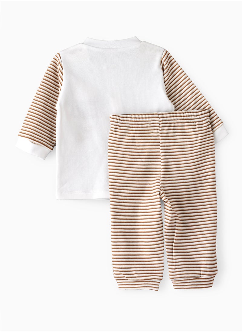 Tiny Hug Long Sleeve T-Shirt and Pyjama Set of Cotton for Boys, Soft and Comfortable Cotton Pajama Set for Kids, Perfect for Everyday Wear  - Image 2