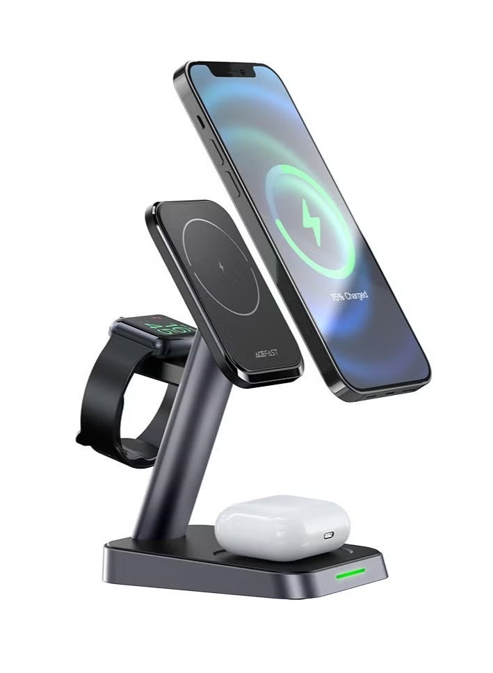 أسيفاست حامل سطح المكتب لشاحن لاسلكي سريع 3 في 1 E3 - Image 4
