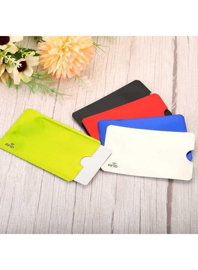 PATIKIL Rfid Blocking Sleeves, 20 Pcs Aluminum Identity Theft Prevention Credit Cards Secure Protector Holders Sleeves For Nfc Purse, Green  - Image 5
