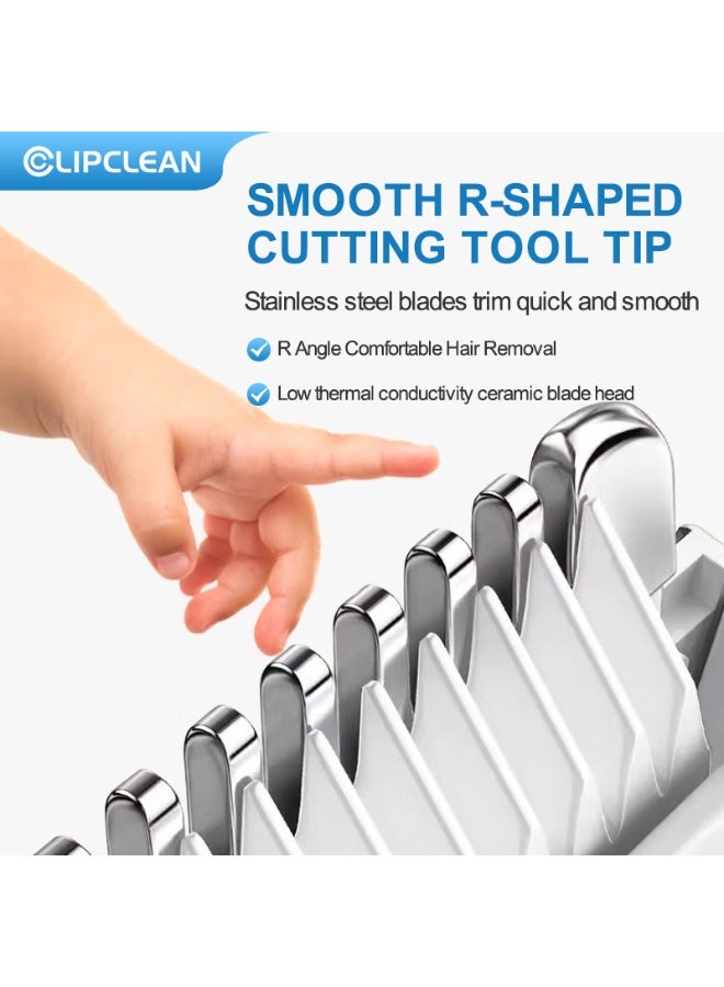ماكينة حلاقة كهربائية مقاومة للماء للرجال والنساء لإزالة شعر الجسم بشفرة سيراميك آمنة للبشرة - Image 4