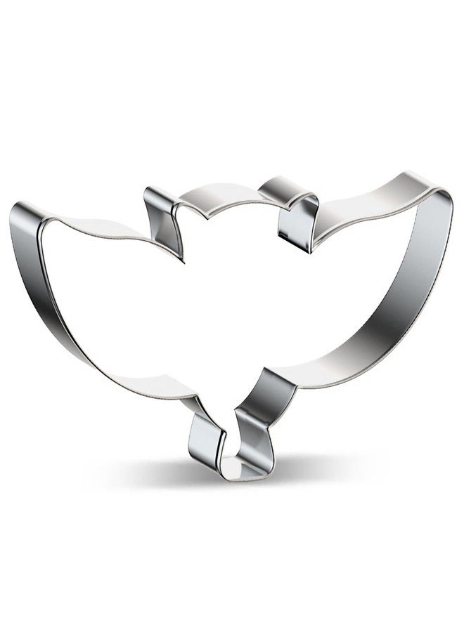 azflyife Stainless Steel Bird Cookie Cutters - 9-Piece Set: Dove, Pigeon, Owl, Sparrow, Parrot, Little Bird, Flying Woodland Animals and Sky Sun Cloud Tree Shapes - Biscuit and Fondant Molds - Image 3